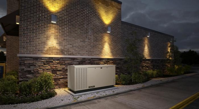 Kohler generator and landscape lighting by Wenger Electric